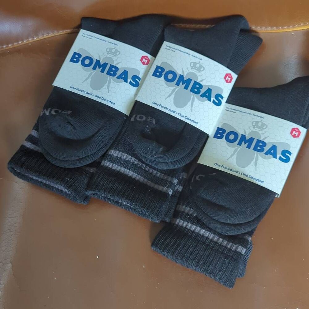 Bombas Black Socks Set of 3